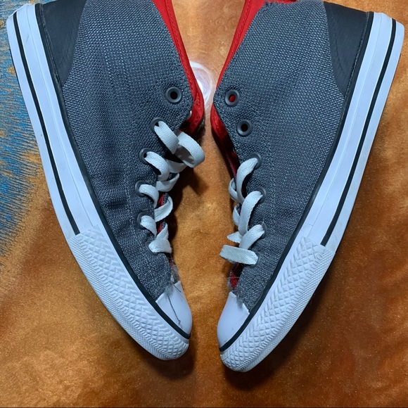 Converse All Stars Syde Street gray red black sneakers - Picture 8 of 9